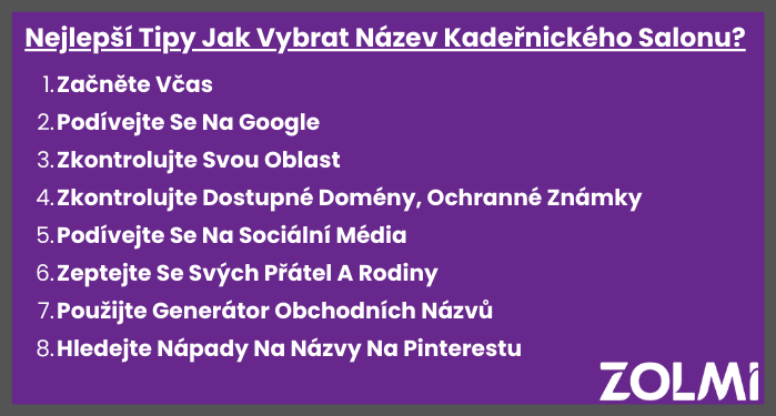 Nejlepší tipy jak vybrat název kadeřnického salonu